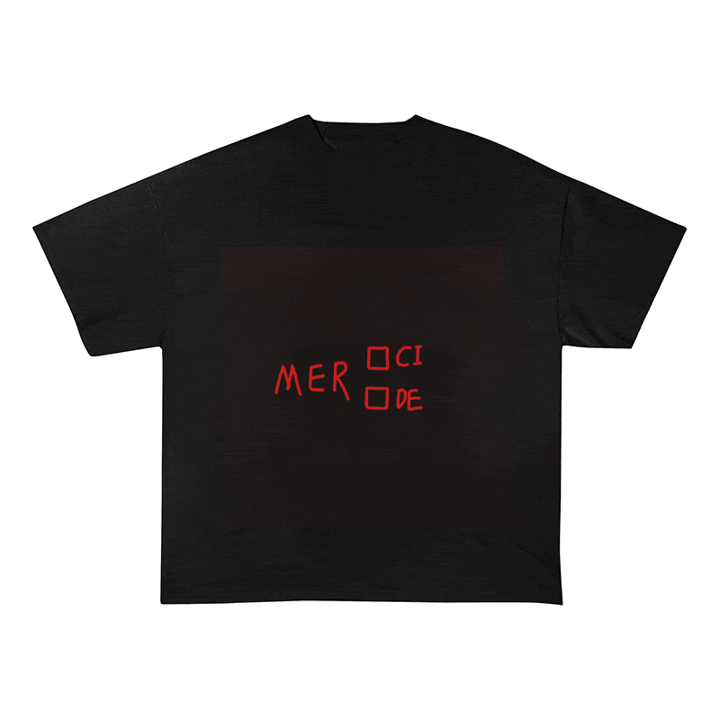 RDMCLOTHINGART tapestry hoodie SLOGAN HEAVY COTTON TEES-9653