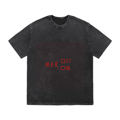 RDMCLOTHINGART tapestry hoodie SLOGAN HEAVY COTTON TEES-9653