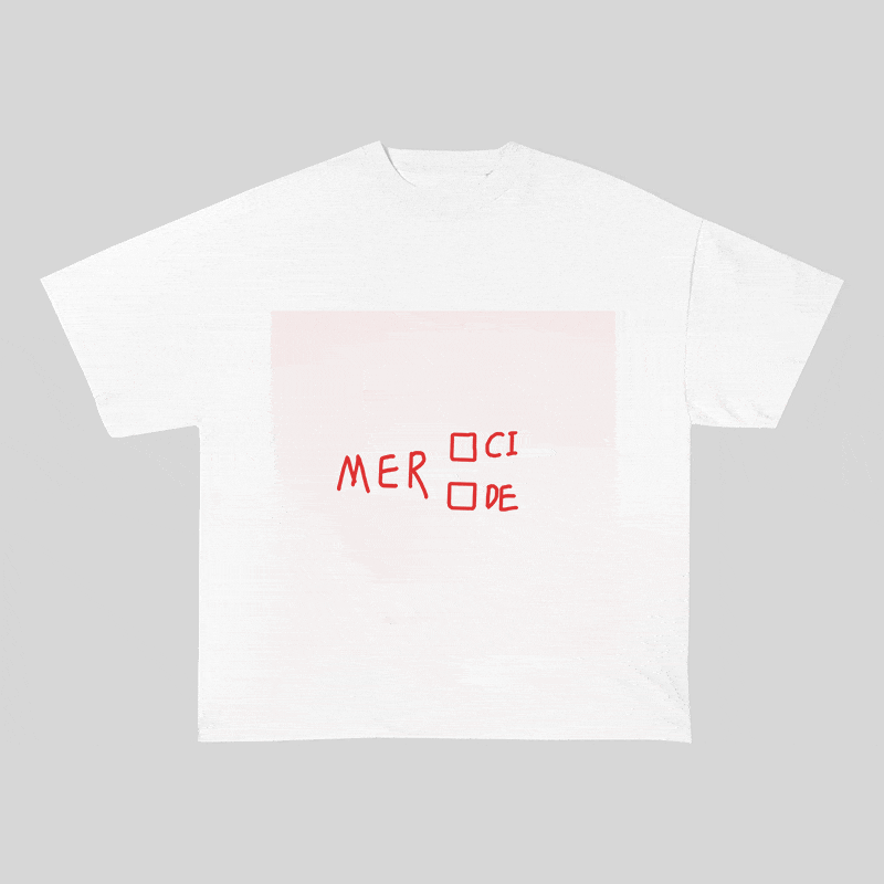 RDMCLOTHINGART tapestry hoodie SLOGAN HEAVY COTTON TEES-9653