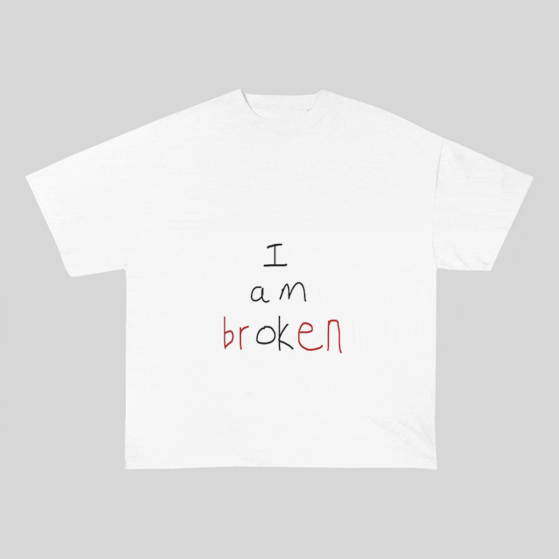 RDMCLOTHINGART tapestry hoodie SLOGAN HEAVY COTTON TEES-9656