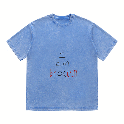 RDMCLOTHINGART tapestry hoodie SLOGAN HEAVY COTTON TEES-9656