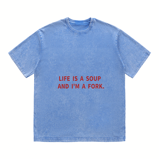 RDMCLOTHINGART tapestry hoodie SLOGAN HEAVY COTTON TEES-9660