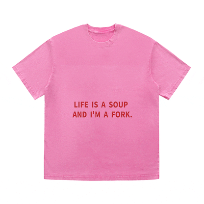 RDMCLOTHINGART tapestry hoodie SLOGAN HEAVY COTTON TEES-9660