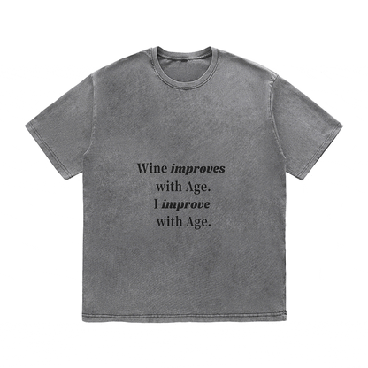 RDMCLOTHINGART tapestry hoodie SLOGAN HEAVY COTTON TEES-9661