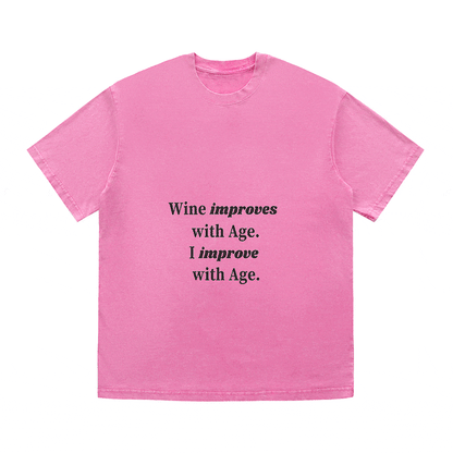 RDMCLOTHINGART tapestry hoodie SLOGAN HEAVY COTTON TEES-9661