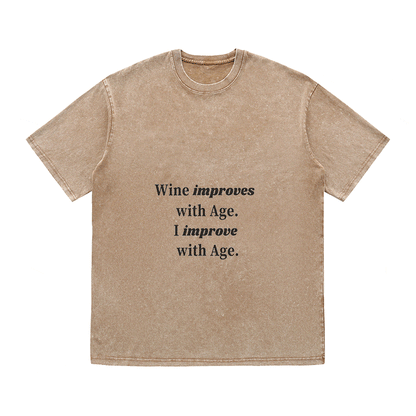 RDMCLOTHINGART tapestry hoodie SLOGAN HEAVY COTTON TEES-9661