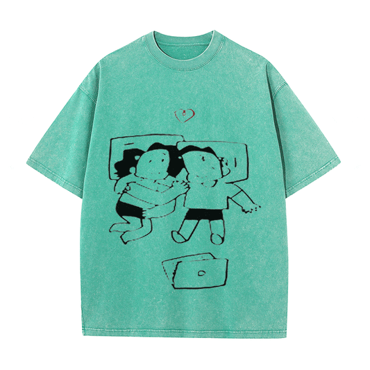 RDMCLOTHINGART tapestry hoodie SLOGAN HEAVY COTTON TEES-9668