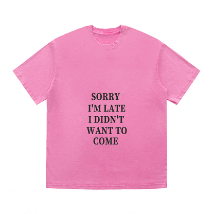 RDMCLOTHINGART tapestry hoodie SLOGAN HEAVY COTTON TEES-9670