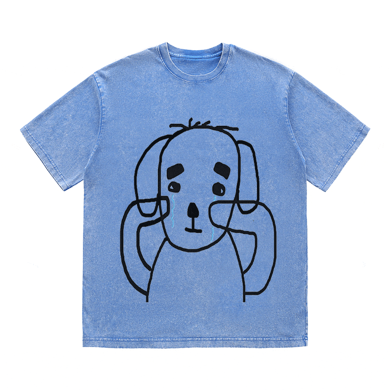 RDMCLOTHINGART tapestry hoodie SLOGAN HEAVY COTTON TEES-9673