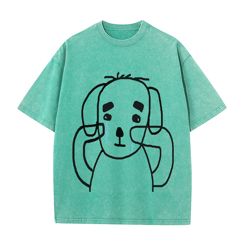 RDMCLOTHINGART tapestry hoodie SLOGAN HEAVY COTTON TEES-9673