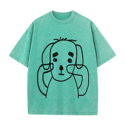 RDMCLOTHINGART tapestry hoodie SLOGAN HEAVY COTTON TEES-9673