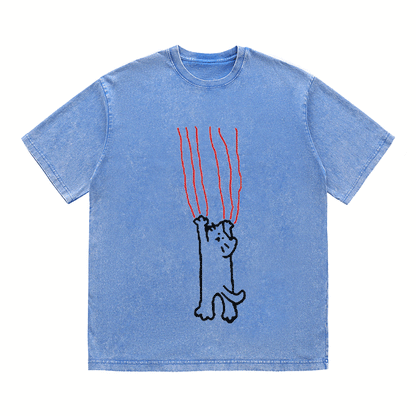 RDMCLOTHINGART tapestry hoodie SLOGAN HEAVY COTTON TEES-9675