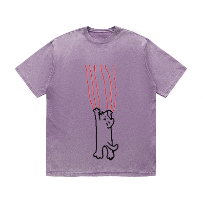 RDMCLOTHINGART tapestry hoodie SLOGAN HEAVY COTTON TEES-9675