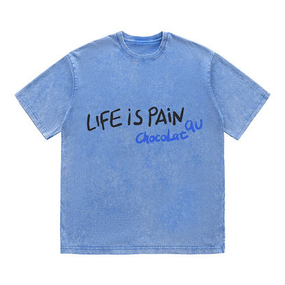 RDMCLOTHINGART tapestry hoodie SLOGAN HEAVY COTTON TEES-9680