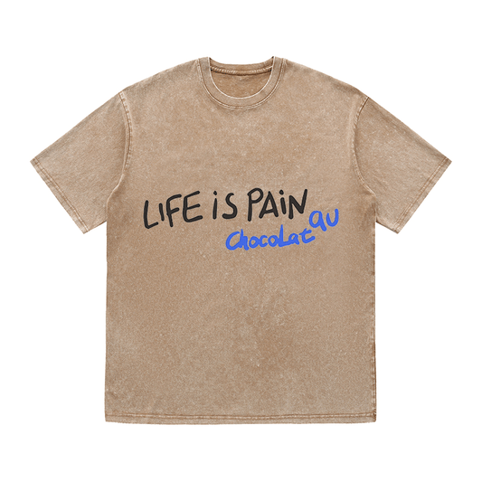 RDMCLOTHINGART tapestry hoodie SLOGAN HEAVY COTTON TEES-9680