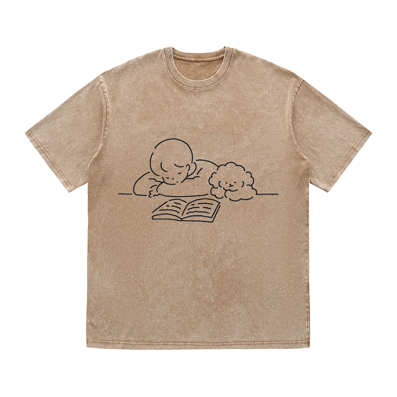 RDMCLOTHINGART tapestry hoodie SLOGAN HEAVY COTTON TEES-9683