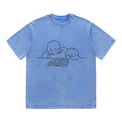 RDMCLOTHINGART tapestry hoodie SLOGAN HEAVY COTTON TEES-9683