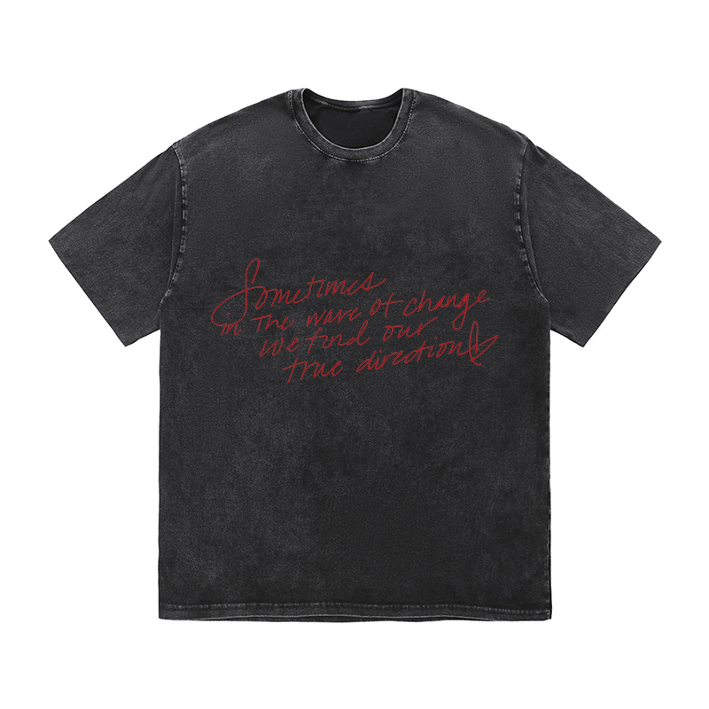 RDMCLOTHINGART tapestry hoodie SLOGAN HEAVY COTTON TEES-9691
