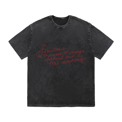 RDMCLOTHINGART tapestry hoodie SLOGAN HEAVY COTTON TEES-9691