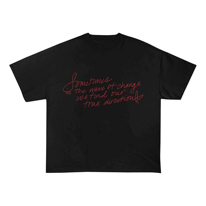 RDMCLOTHINGART tapestry hoodie SLOGAN HEAVY COTTON TEES-9691