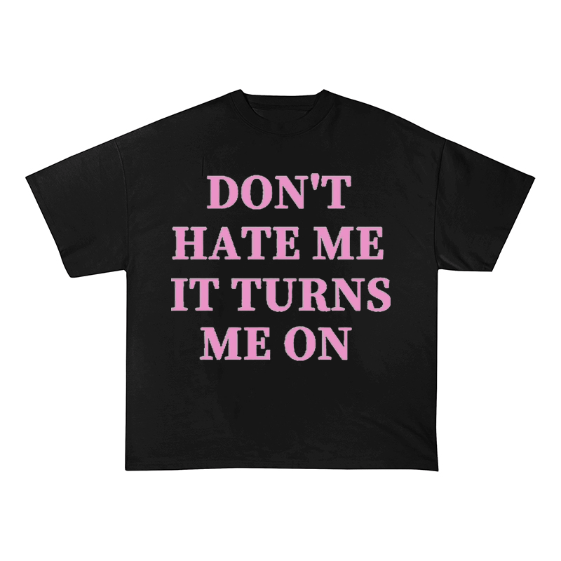 RDMCLOTHINGART tapestry hoodie SLOGAN HEAVY COTTON TEES-9693