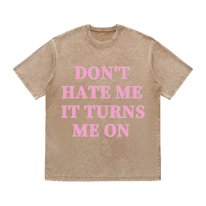 RDMCLOTHINGART tapestry hoodie SLOGAN HEAVY COTTON TEES-9693