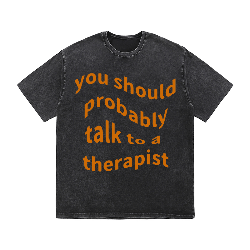 RDMCLOTHINGART tapestry hoodie SLOGAN HEAVY COTTON TEES-9696