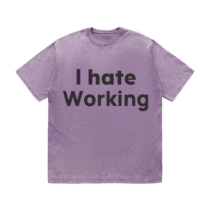 RDMCLOTHINGART tapestry hoodie SLOGAN HEAVY COTTON TEES-9699