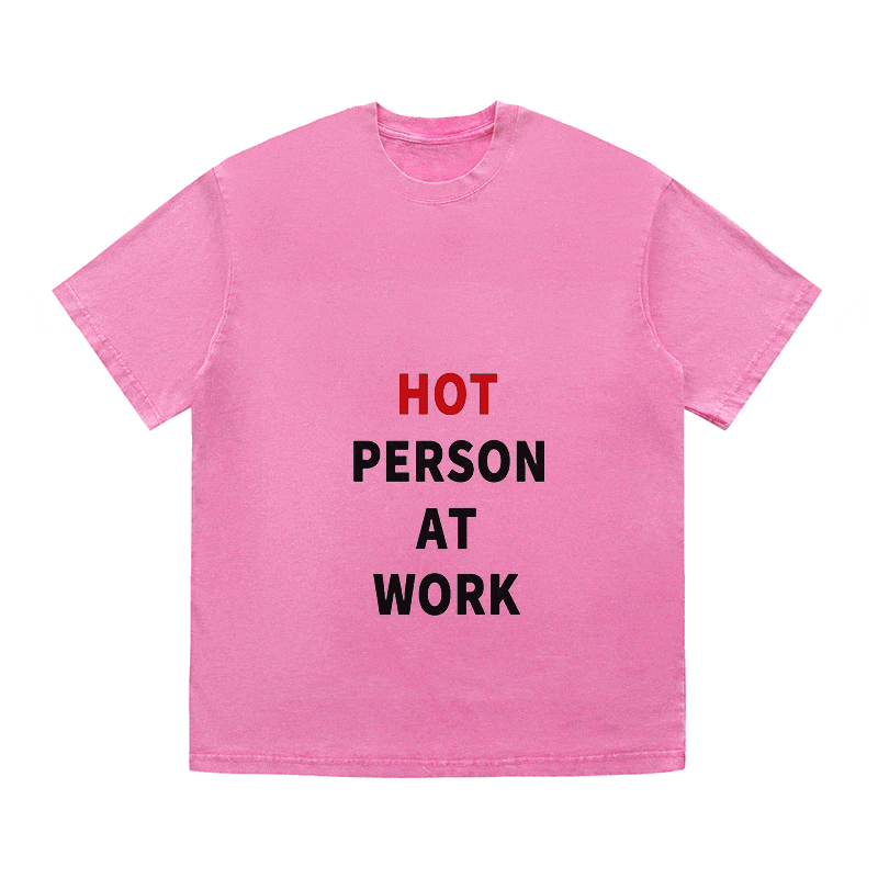 RDMCLOTHINGART tapestry hoodie SLOGAN HEAVY COTTON TEES-9705