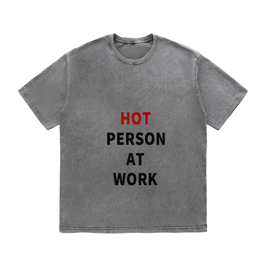 RDMCLOTHINGART tapestry hoodie SLOGAN HEAVY COTTON TEES-9705