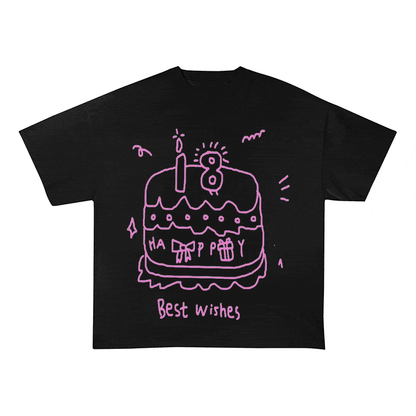 RDMCLOTHINGART tapestry hoodie SLOGAN HEAVY COTTON TEES-9707