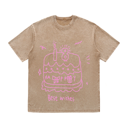 RDMCLOTHINGART tapestry hoodie SLOGAN HEAVY COTTON TEES-9707