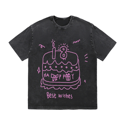 RDMCLOTHINGART tapestry hoodie SLOGAN HEAVY COTTON TEES-9707