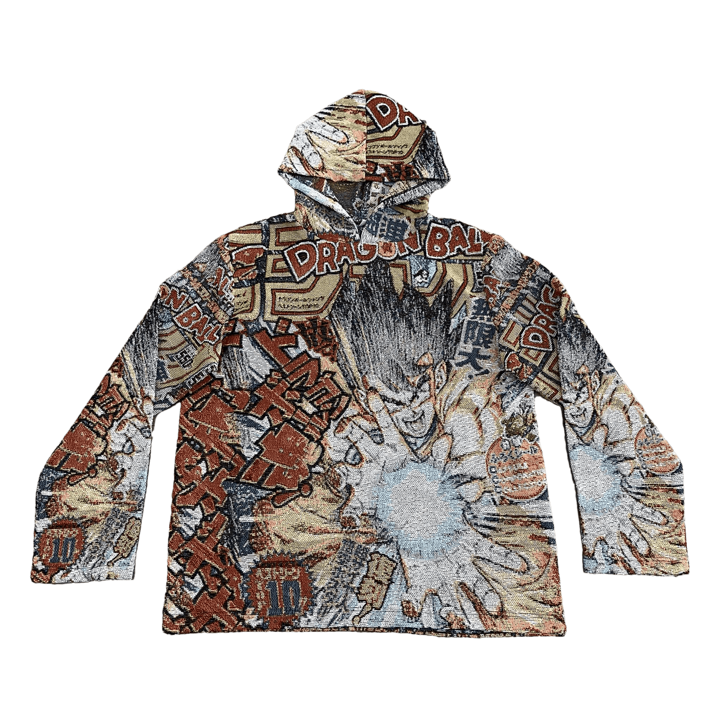 SON GOKU TAPESTRY HOODIE - RDMCLOTHINGART