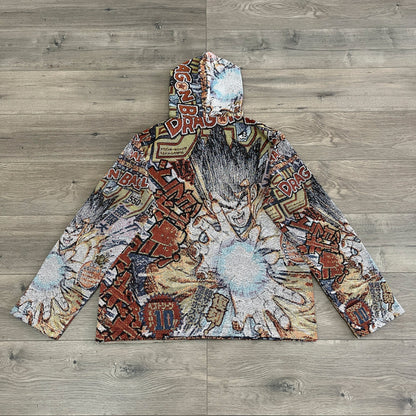 SON GOKU TAPESTRY HOODIE - RDMCLOTHINGART