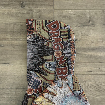 SON GOKU TAPESTRY HOODIE - RDMCLOTHINGART