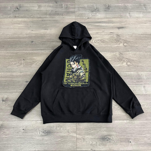 SONGOHAN TAPESTRY PATCH HOODIE-9067 - RDMCLOTHINGART