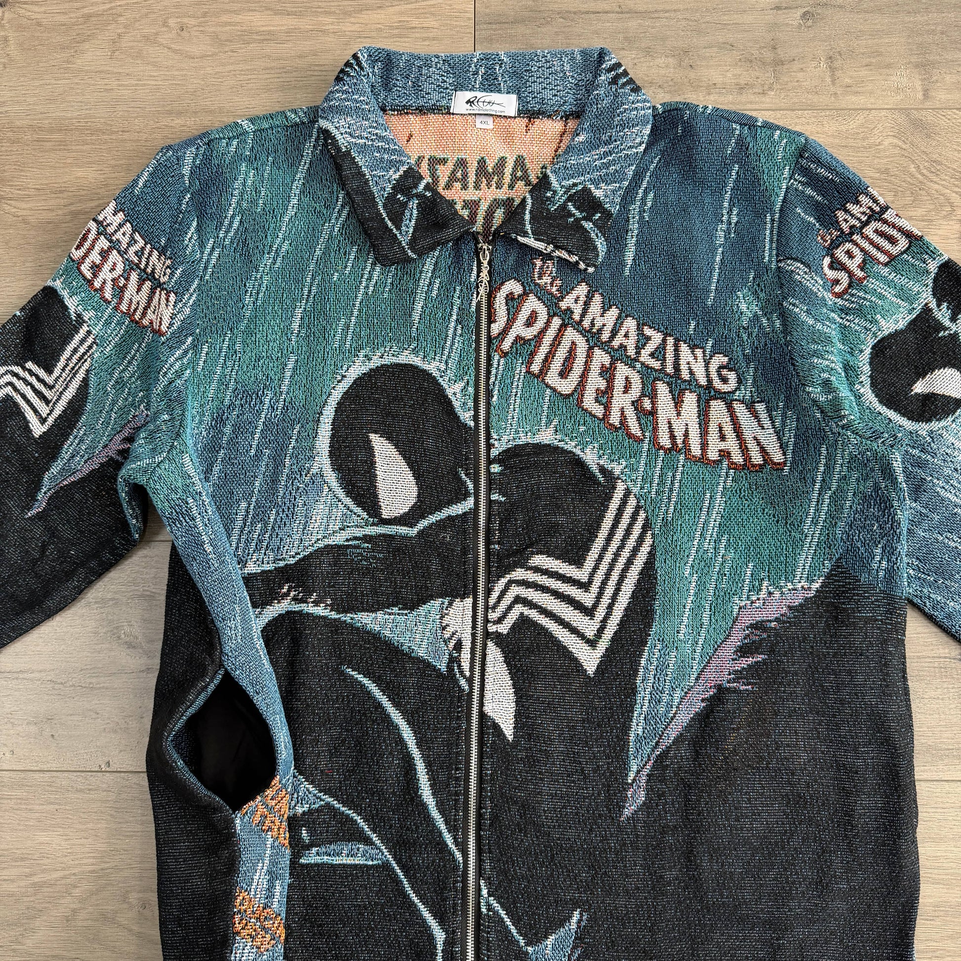 RDMCLOTHINGART tapestry hoodie SPIDER MAN V5 TAPESTRY JACKET
