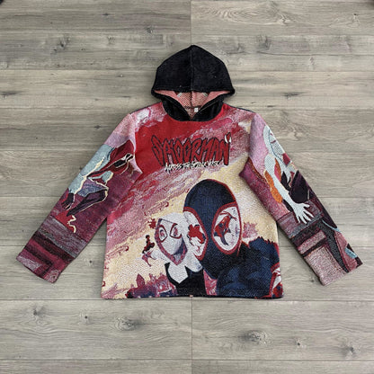 SPIDER VERSE TAPESTRY HOODIE - RDMCLOTHINGART