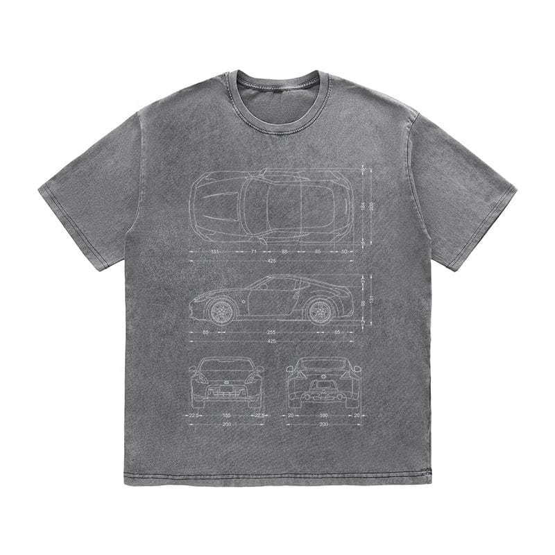 RDMCLOTHINGART tapestry hoodie SPORT CARS HEAVY COTTON TEES-9331
