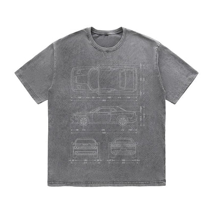 RDMCLOTHINGART tapestry hoodie SPORT CARS HEAVY COTTON TEES-9332