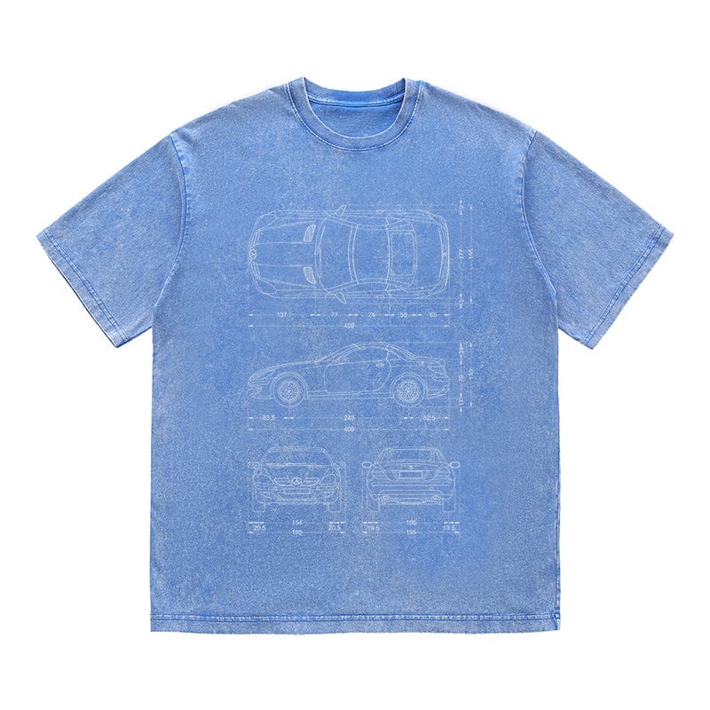 RDMCLOTHINGART tapestry hoodie SPORT CARS HEAVY COTTON TEES-9334