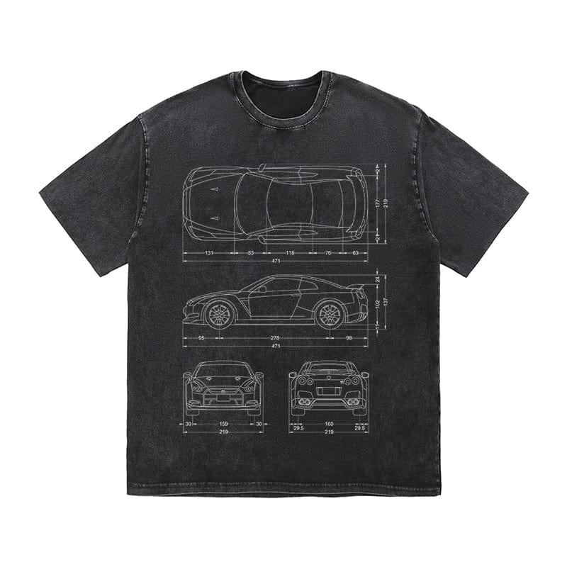 RDMCLOTHINGART tapestry hoodie SPORT CARS HEAVY COTTON TEES-9336