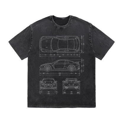 RDMCLOTHINGART tapestry hoodie SPORT CARS HEAVY COTTON TEES-9336