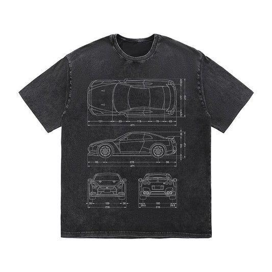 RDMCLOTHINGART tapestry hoodie SPORT CARS HEAVY COTTON TEES-9336