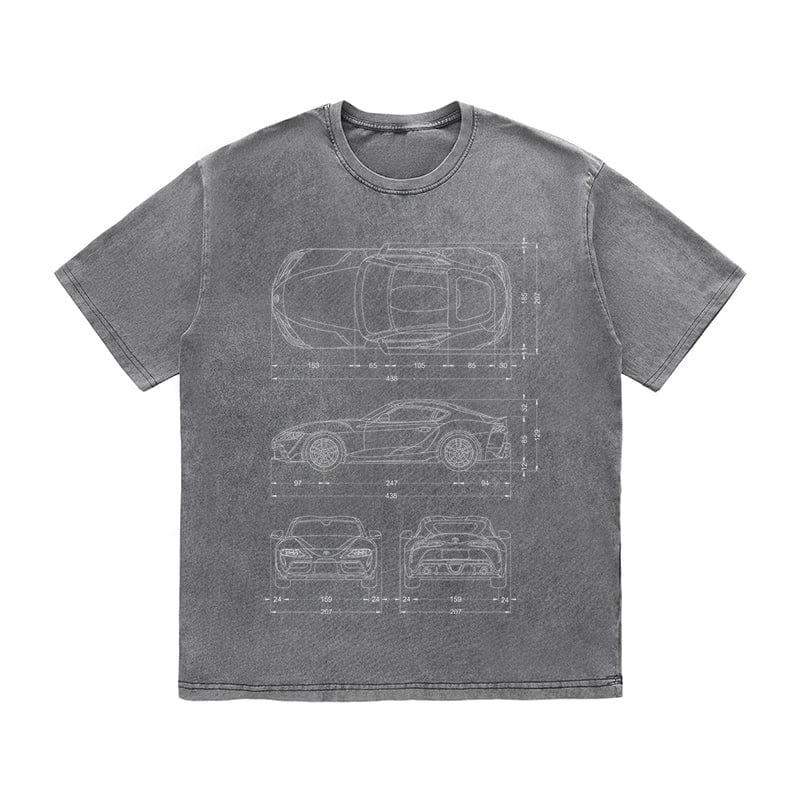 RDMCLOTHINGART tapestry hoodie SPORT CARS HEAVY COTTON TEES-9339