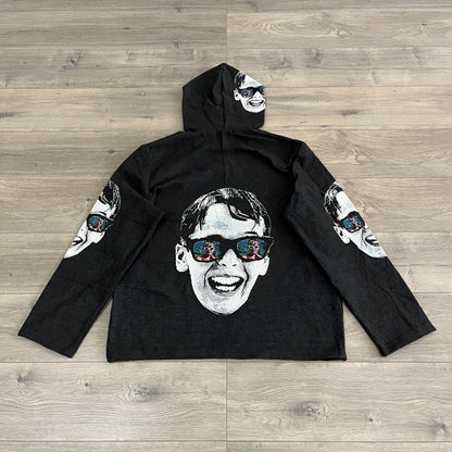 RDMCLOTHINGART tapestry hoodie SQUINT TAPESTRY HOODIE