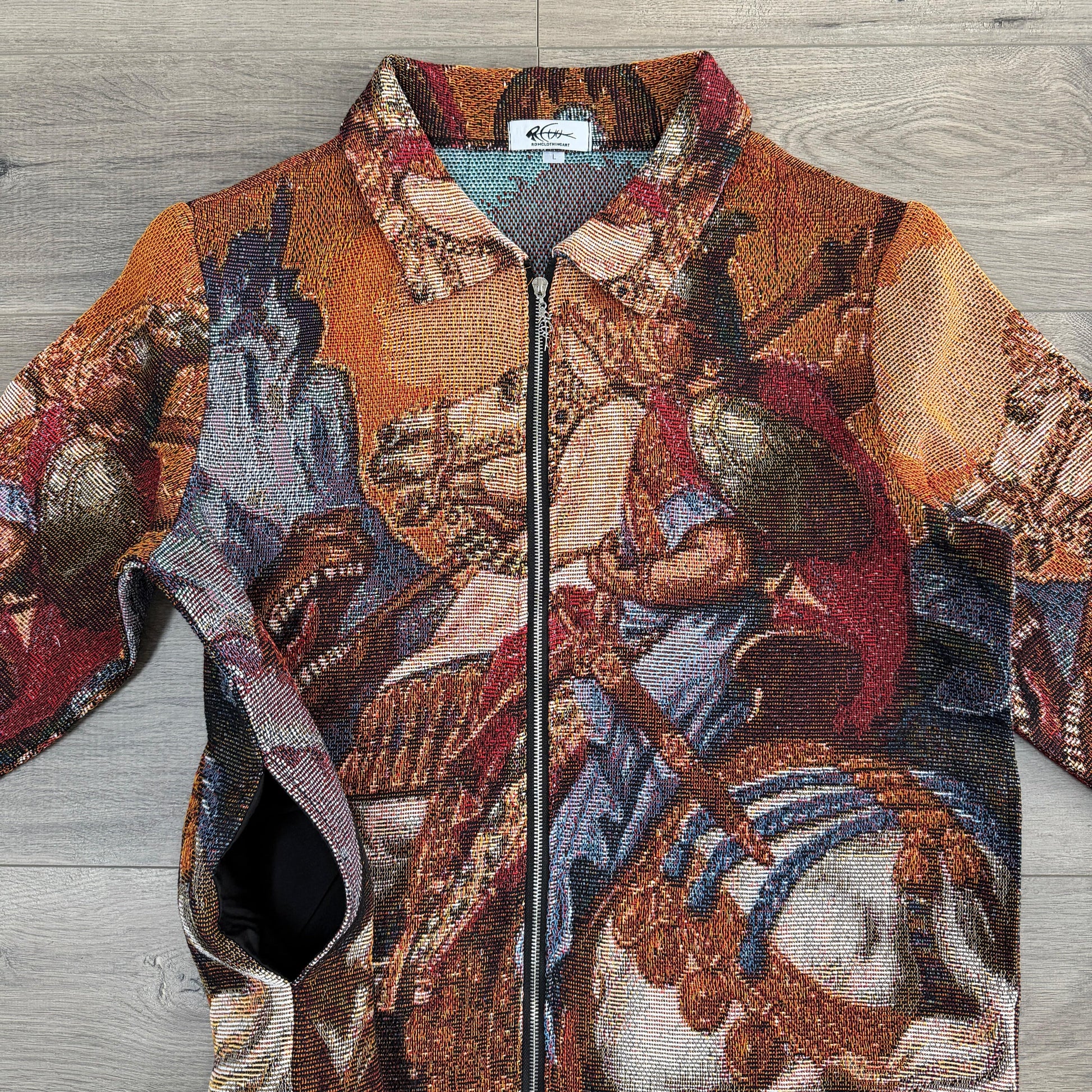 RDMCLOTHINGART tapestry hoodie ST GEORGE TAPESTRY JACKET