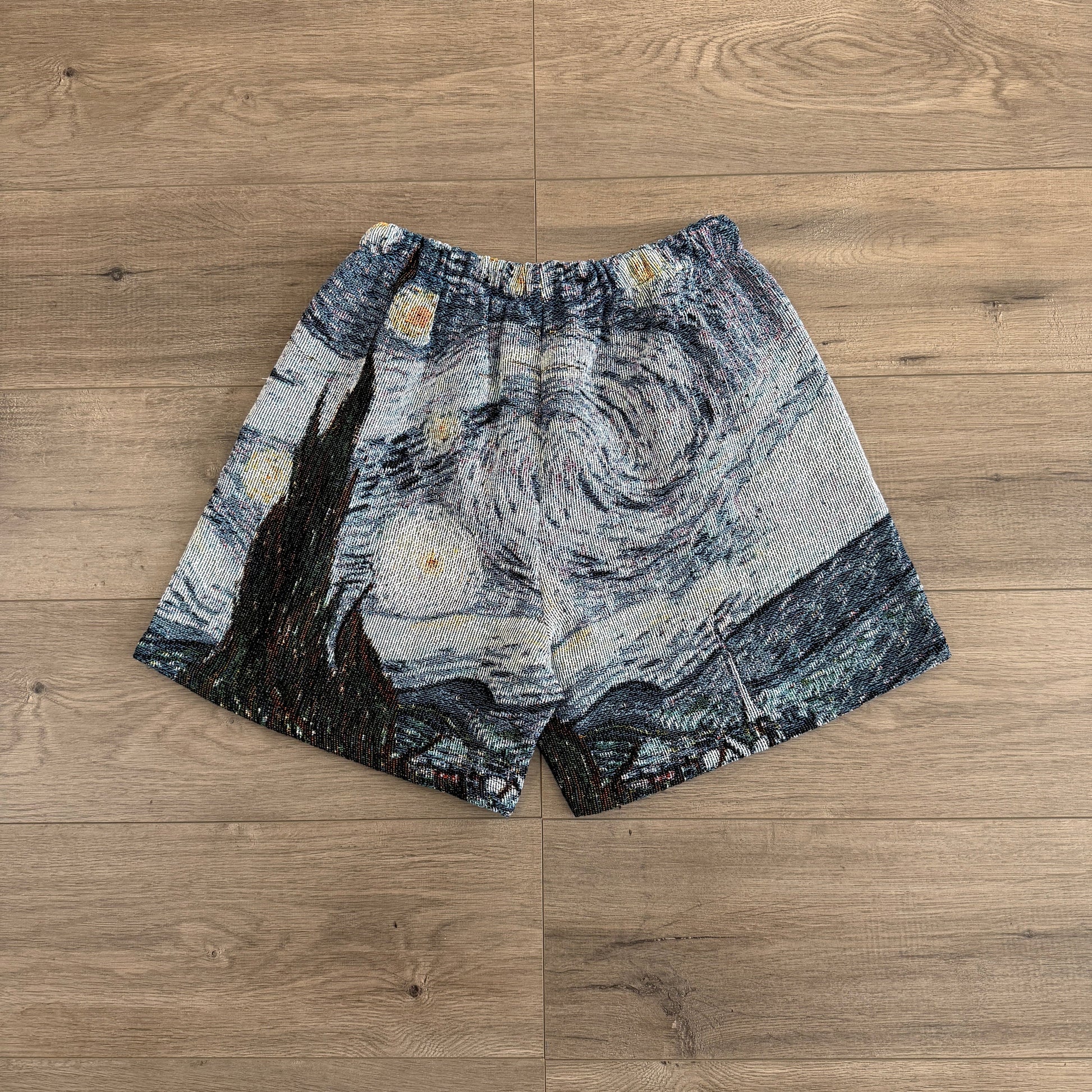 RDMCLOTHINGART tapestry hoodie STARRY NIGHT TAPESTRY SHORTS-98371