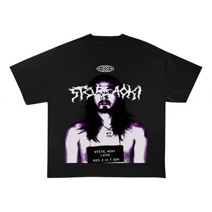 RDMCLOTHINGART tapestry hoodie STEVE AOKI HEAVY WEIGHT COTTON TEE-8919